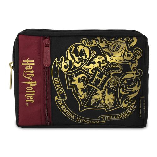 Estuche escolar Hogwarts negro