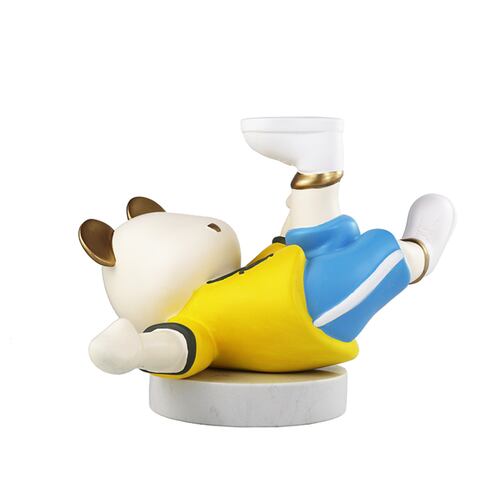 Figura Decorativa Diseño Gato con Uniforme Jialong