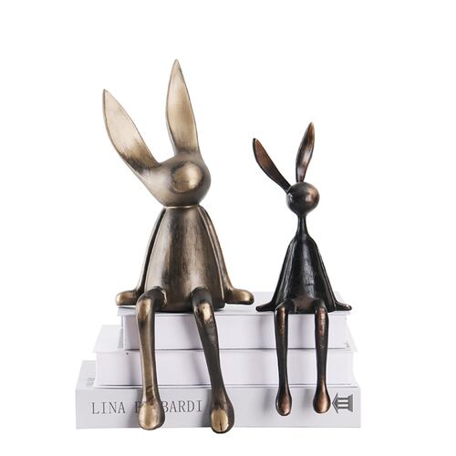 Figura Decorativa Diseño Conejo de la Suerte Grande Jialong