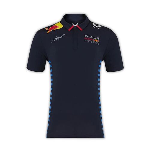 Playera Tipo Polo Talla Grande RedBull Checo Pérez para Hombre