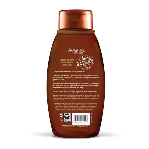 Aveeno Dp Hydration Almond Oil Conditioner 354ml/12z