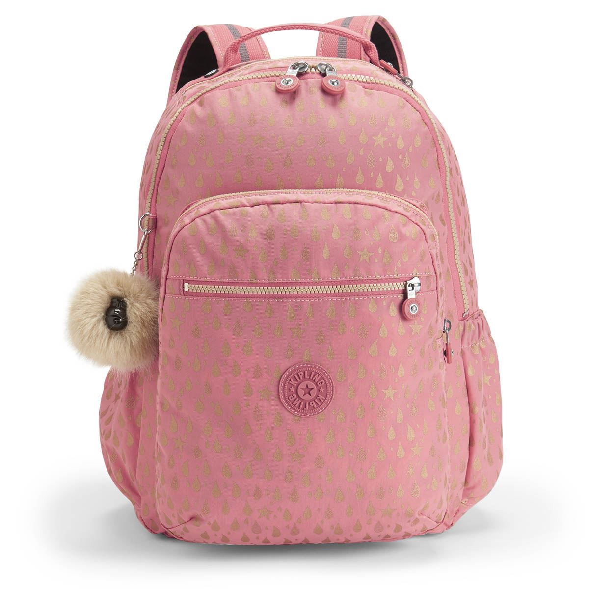 Mochila kipling rosa on sale