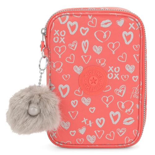 Estuche Kipling 100 Pens Rosa