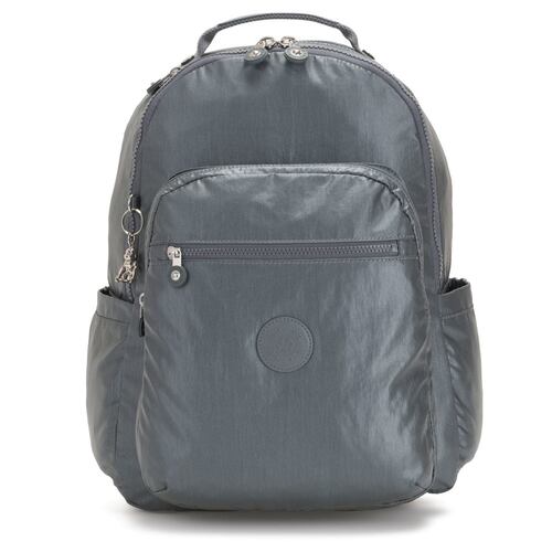 Mochila Kipling Seoul Color Gris