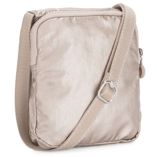 Bolsa New Eldorado Beige Metálico  Kipling