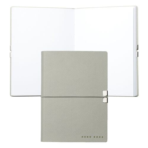 Libreta Hugo Boss A6 storyline gris arena