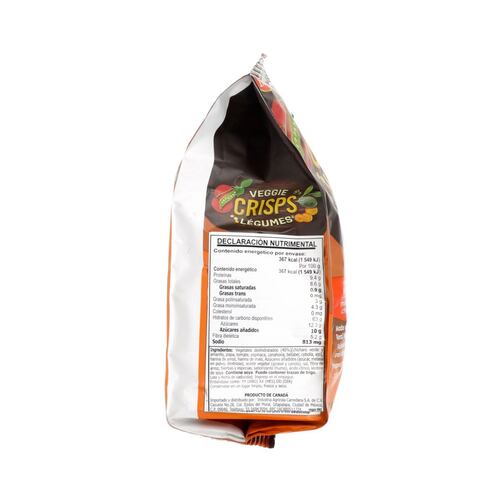 Papas Vegetales Sabor BBQ Veggie Crisps Dare 100g