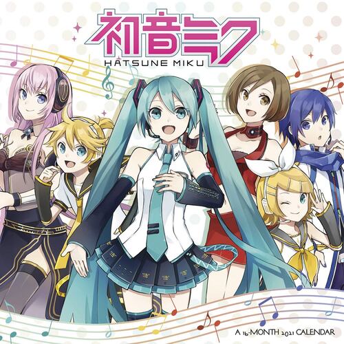 Calendario de pared Hatsune Miku