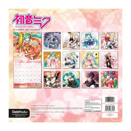 Calendario Hatsune Miku Date Works