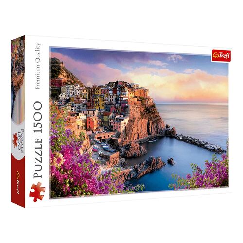 Rompecabezas Vista de Manarola, Italia 1500 Piezas