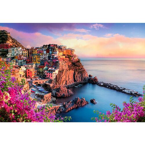 Rompecabezas Vista de Manarola, Italia 1500 Piezas