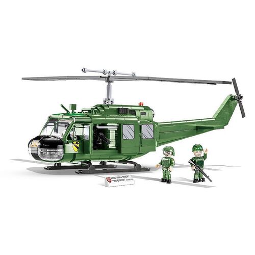 Figura Colecionable COBI de Helicóptero Militar Bell UH-1 Iroquois