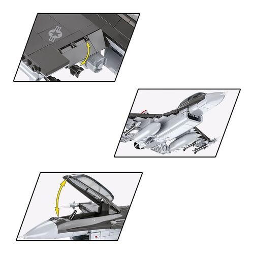 Halcón de Combate F16D 1:48