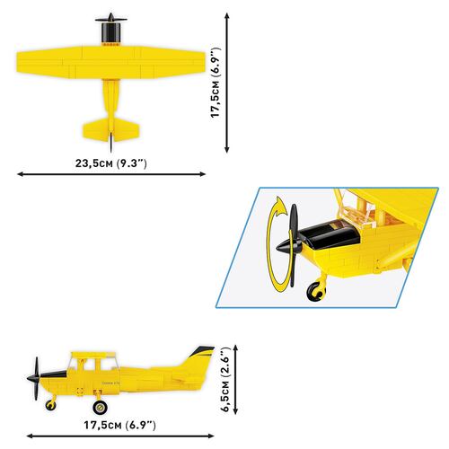 Avión Cessna 172 Skyhawk Amarillo 1:47