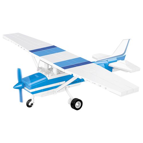 Avión Cessna 172 Skyhawk Blanco Azul 1:47
