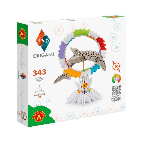 Origami 3D Delfín