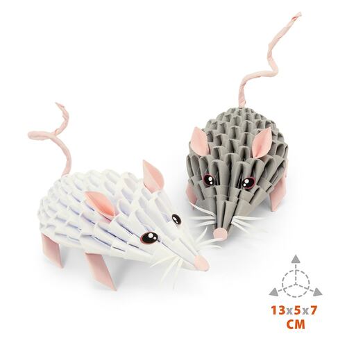 Origami 3D Ratones