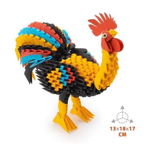 Origami 3D Pollo