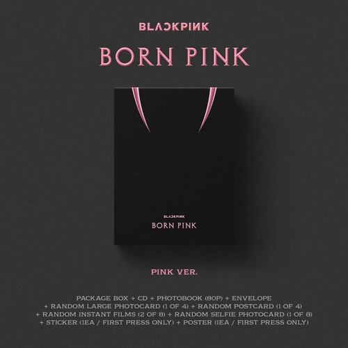 CD Blackpink Born Pink Boxset edición estandar A/Pink