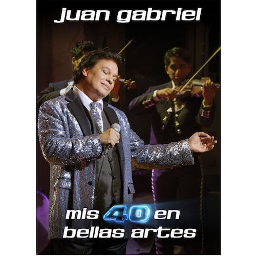 DVD Juan Gabriel-Mis 40 En Bellas Artes