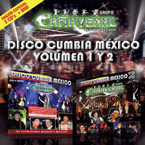 CD Disco Cumbia MéxicoVol. 1 y 2
