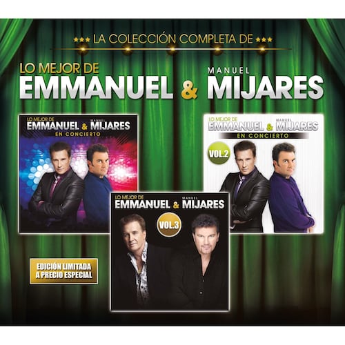 CD Emmanuel Manuel Mijares La Colección Completa