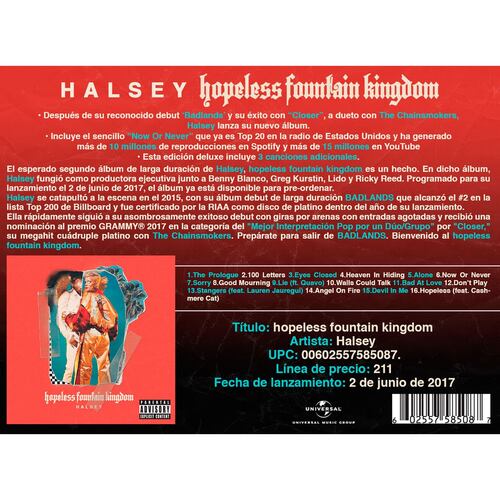 CD Halsey-Hopeless Fountain Kingdom