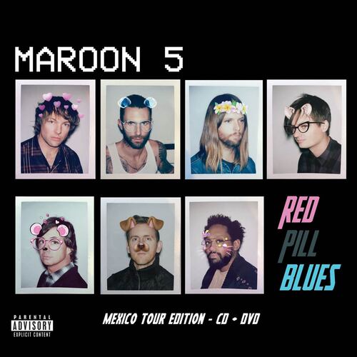 CD+DVD Maroon 5- Red Pill Blues México Tour Edition