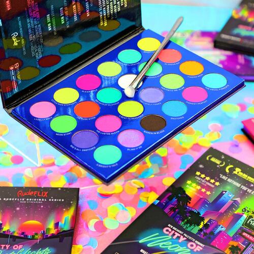 Paleta de Sombras City Of Neon Lights 24 Rude