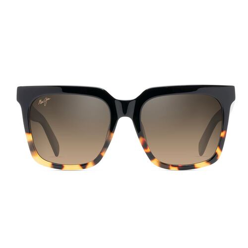 Lentes de Sol Maui Jim Color Negro con tortuga para Dama HS898-10