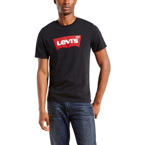 Playera negra Levis para hombre EG