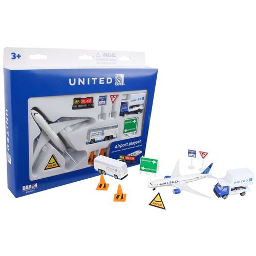 UNITED AIRLINES PLAYSET 2019 LIVERY