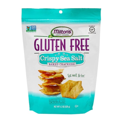 Galletas Miltons Cracker con sal de mar 128 grs