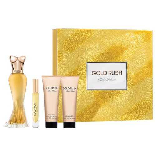 Fragancia Para Dama Paris Hilton Gold Rush 100 ml - Giftset