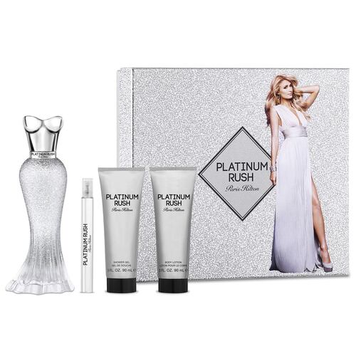 Fragancia Para Dama Estuche Paris Hilton Platinum Rush EDP 100 ML