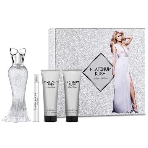 Fragancia Para Dama Estuche Paris Hilton Platinum Rush EDP 100 ML