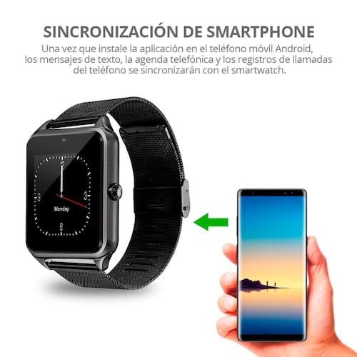 Smartwatch RedLemon SIM Independiente Negro