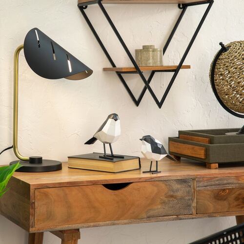 Figura Pájaros monocroma