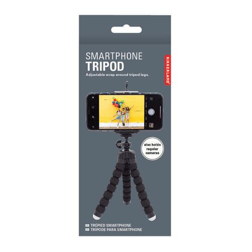 Trípode negro para celular