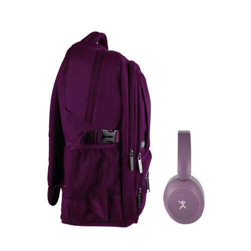 Set Mochila para Laptop con Audifonos de Diadema PERFECT CHOICE