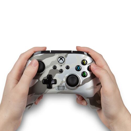 Control Xbox White Camo alámbrico