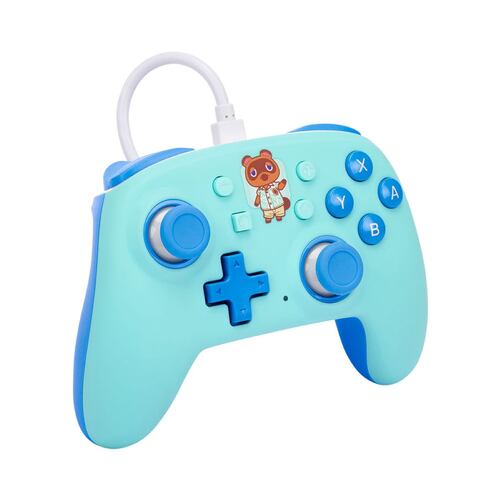 Control Alámbrico Nano de PowerA para NSW Nintendo Switch Animal Crossing