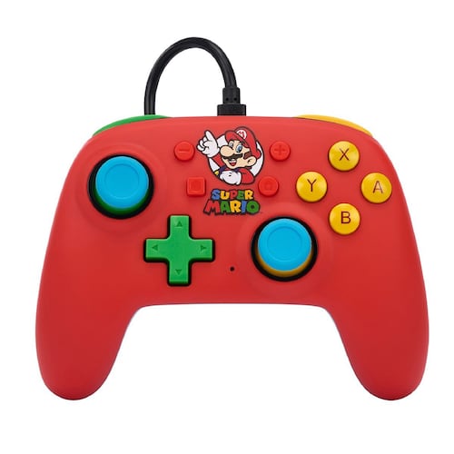 Control alámbrico Nano Mario Medley para Nintendo Switch