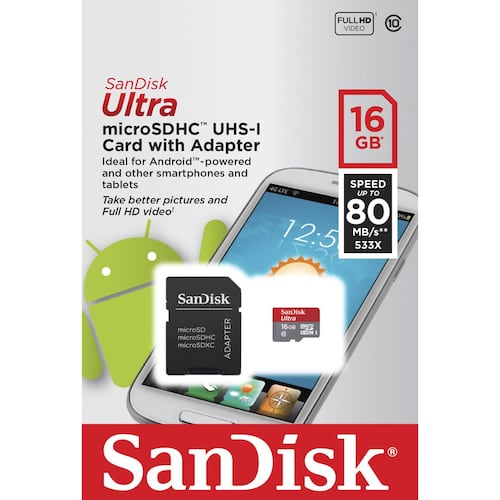 Tarjeta Sandisk Micro SD 16 Gb