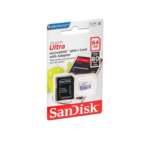 Tarjeta Sandisk 64GB M-SD GN3MA SDS