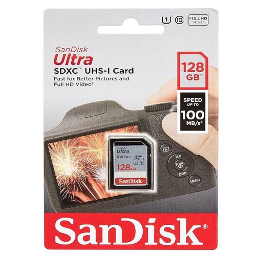 Tarjeta de Memoria Sandisk SD Ultra 128GB
