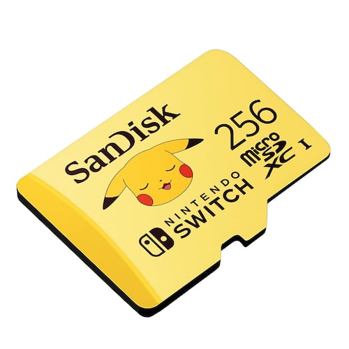 Tarjeta Memoria Micro SDXC Pokemon SANDISK para Nintendo Switch 256 GB