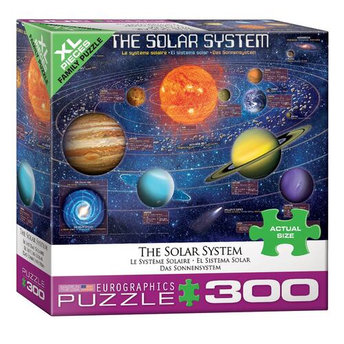 Rompecabezas El Sistema Solar ilustrado 300 pzs