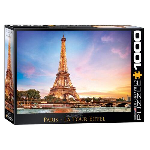 Rompecabezas Eurographics De La Torre Eiffel París 1000 Piezas