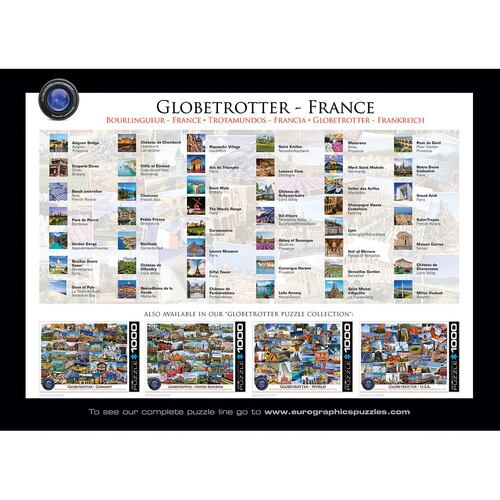 Rompecabezas Eurographics Globetrotter Francia